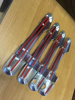 Хром накладки на ручки Митсубиси Л200 / L200