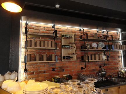 Полки в стиле лофт