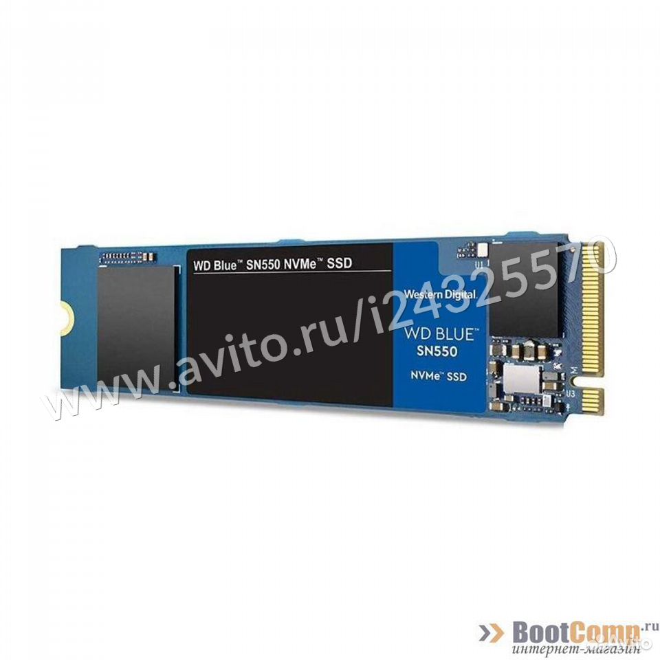 84012410120  Жесткий диск SSD M.2 500GB WD Blue SN550 WDS500G2B 