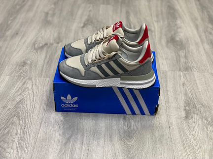 Adidas zx 500 новые мужские серые