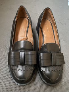Кожаные лоферы Zara, новые, 36 размер