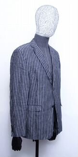 Хлопковый пиджак в полоску Nils М