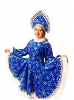 Костюм Снегурочки с кокошникои