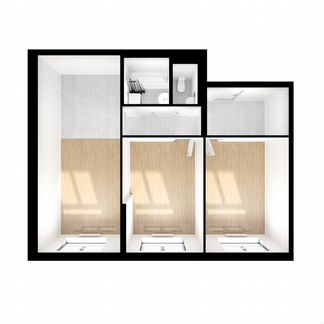 2-к квартира, 62.1 м², 15/24 эт.