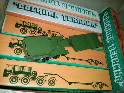 Игрушка СССР тягач маз 537 с платформой тпз
