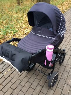 Коляска Noordi arctic sport 2 в 1, темно синяя