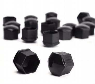 Черные колпачки для гаек и болтов