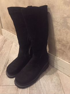 Сапоги женские, зимние, замша, 40 размер