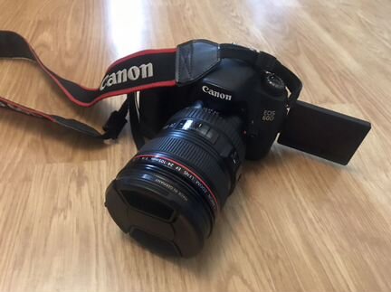 Фотоаппарат Canon 60D + объектив Canon EF 24-105mm