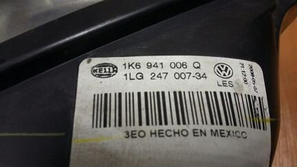 Фара VAG Фольксваген Гольф 5 хром.Правая.2003