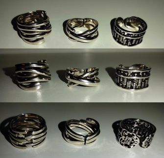 Стильные женские кольца с пробой 925, новые