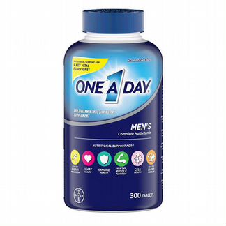 Бад One A Day мультивитамин для мужчин, 300таб