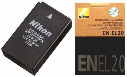 Аккумулятор Nikon EN-EL20 новый в упаковке