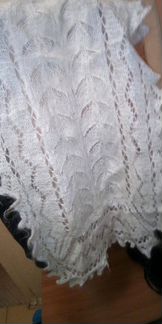 Палантин козий ажурный