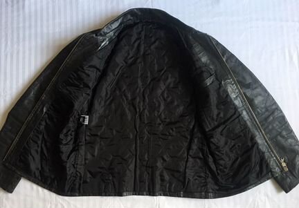 Куртка мужская кожа утеплённая Италия, р.48/50