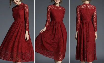 Платье кружевное 42 размер новое