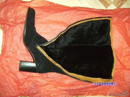 Сапоги замшевые зимние Frie Lanz, Франция