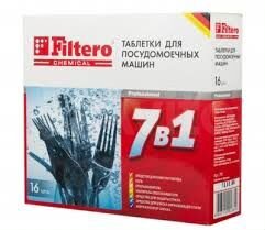 Таблетки filtero для посудомоечных машин, 44056