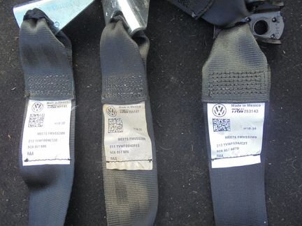 Ремень безопасности Фольксваген Джетта 6 (2014)