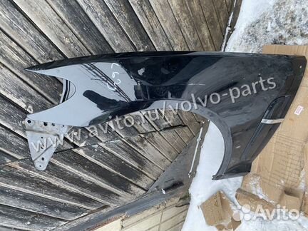 Крыло переднее левое Jaguar XF 07-11 чёрное