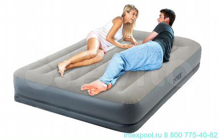 Надувная Кровать 203*152*30 + электронасос