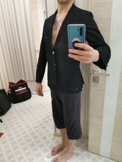 Клубный пиджак Hugo Boss темно синий