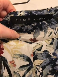 Костюм, lime, с принтом, в стиле кимоно-пижамы