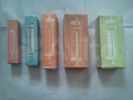 Шприц медицинский времён СССР