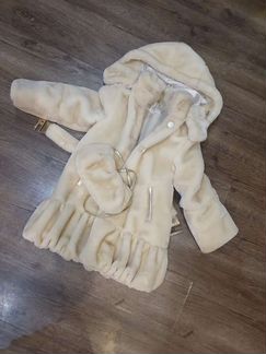 Искусственная шуба белая