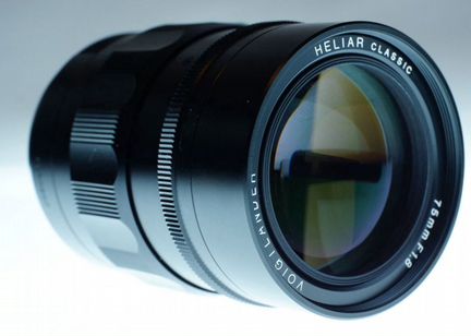Leica M Voigtlander Heliar 75mm f/1.8 Lens
