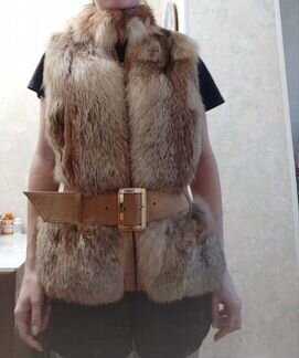 Безрукавка из лисы