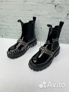 Ботинки лакированные