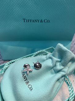 Серьги платина Tiffany Victoria