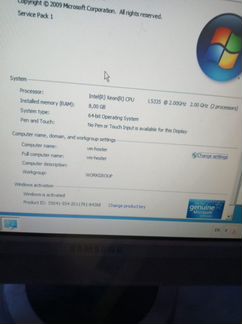 Сервер hp dl 140 rack mount intel xeon L5335 8 gb