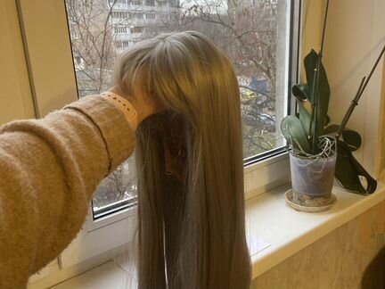 Парик серый