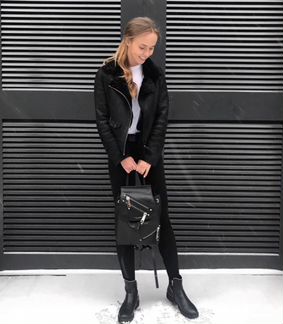 Дубленка женская натуральная 42-44