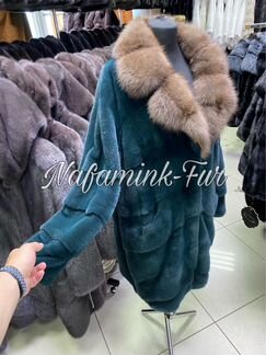 Шуба с соболем