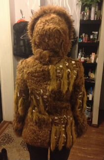 Шуба из натураньного меха
