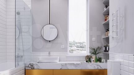 3-к квартира, 82.4 м², 3/22 эт.