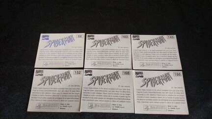 Стикеры Человек-Паук Spider-Man Panini 1995