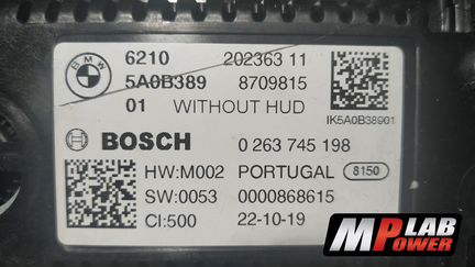 Панель приборов BMW G12 LCI 740LdX 2019