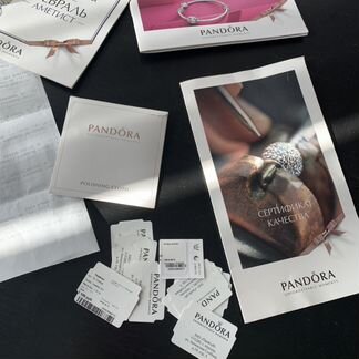 Украшение Pandora браслет с шармами