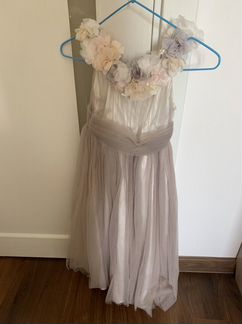 Романтичное нежное платье на девочку 5-7 лет