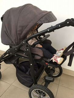 Коляска детская на больших колесах