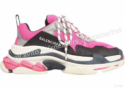Кроссовки Balenciaga Triple S Pink (36-40)