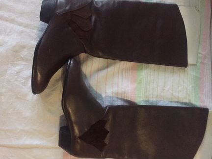 Сапоги натуральная кожа демисезонные