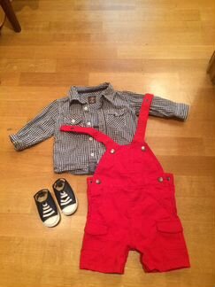 Шорты песочник полукомбинезон р 62-68