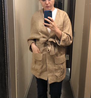 Тренч пиджак massimo dutti новый