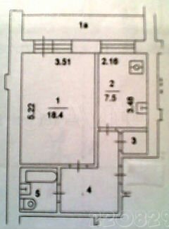 1-к квартира, 44.5 м², 1/9 эт.