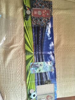 Альбом чемпионата по футболу (купюры и монеты )